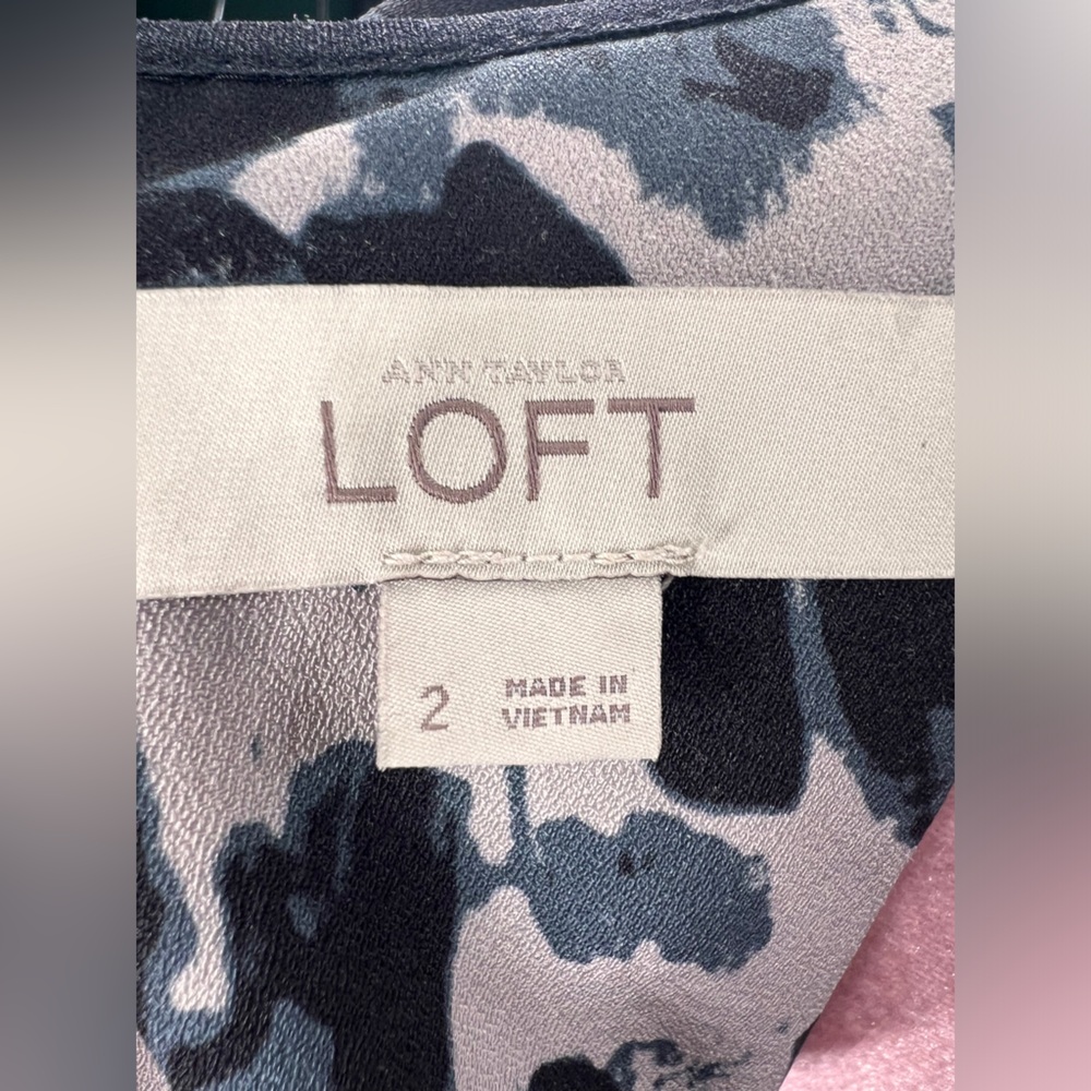 EUC Loft Animal Print Sheath Dress - Picture 10 of 11